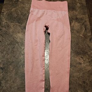 Women's Seamless Pink Leggings